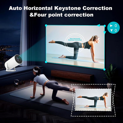 Hovlex™ Projector HY300 Pro 4K Android 11 Dual Wifi6 260ANSI