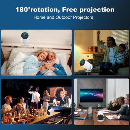 Hovlex™ Projector HY300 Pro 4K Android 11 Dual Wifi6 260ANSI