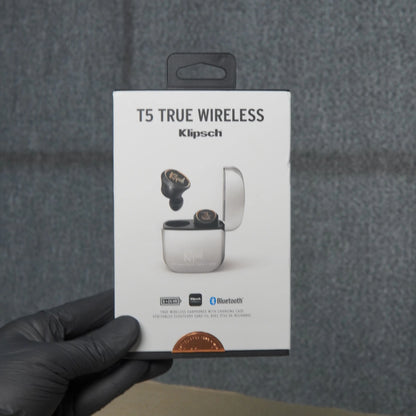 Hovlex™ Klipsch T5 True Wireless Earphones - Silver